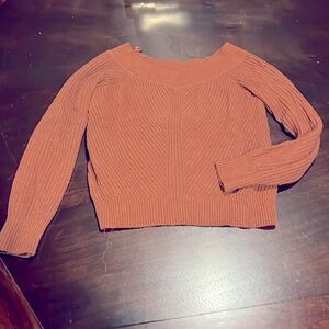 Off the shoulder sweater